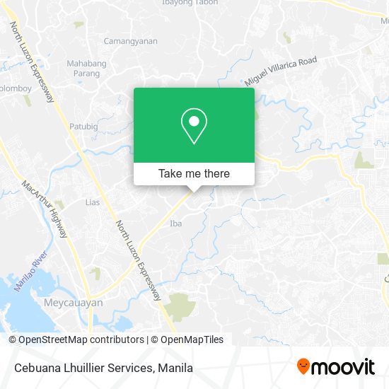 Cebuana Lhuillier Services map