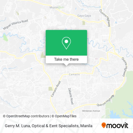 Gerry M. Luna, Optical & Eent Specialists map