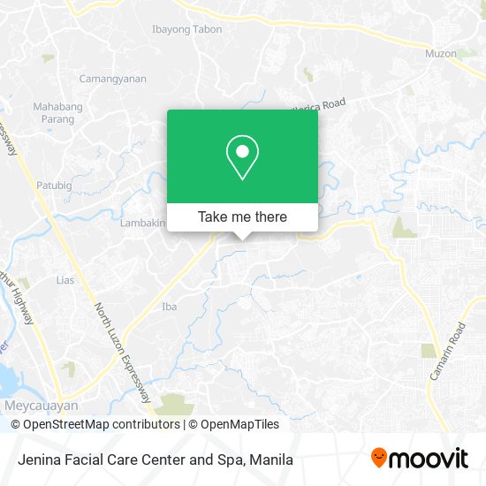 Jenina Facial Care Center and Spa map