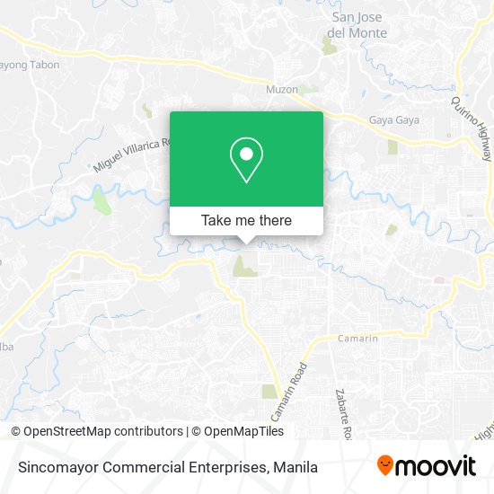 Sincomayor Commercial Enterprises map