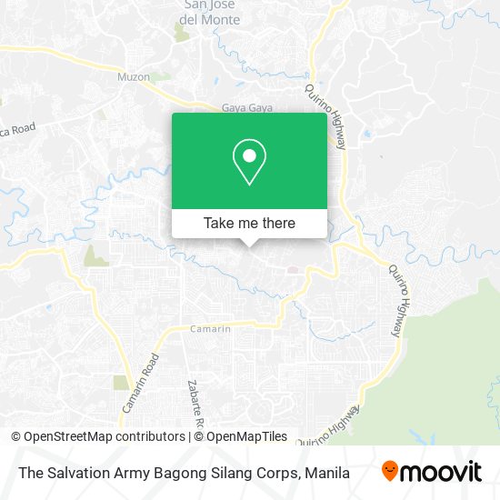 The Salvation Army Bagong Silang Corps map