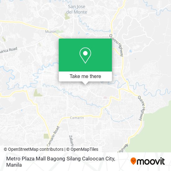 Metro Plaza Mall Bagong Silang Caloocan City map