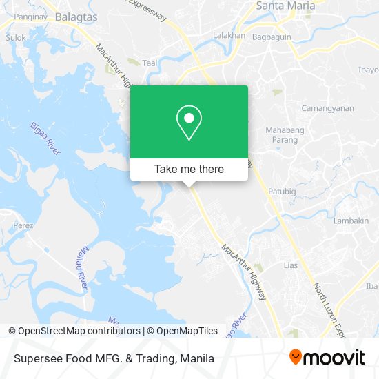 Supersee Food MFG. & Trading map