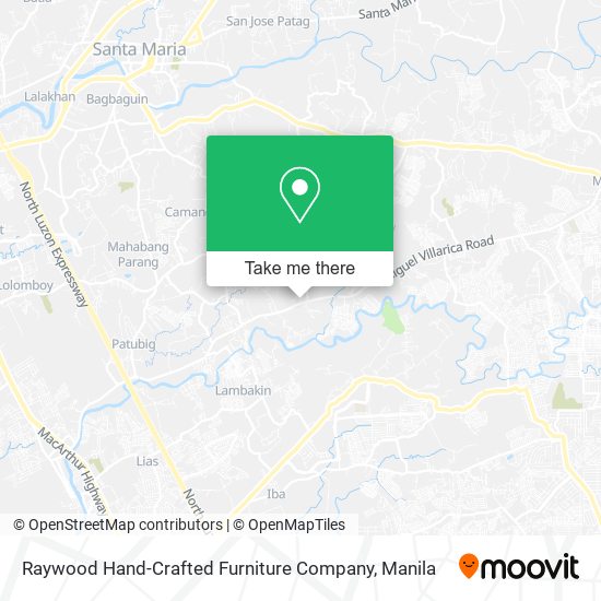 Raywood Hand-Crafted Furniture Company map