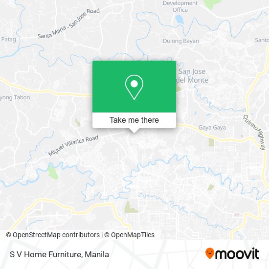 S V Home Furniture map