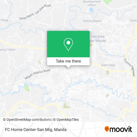 FC Home Center-San Mig map