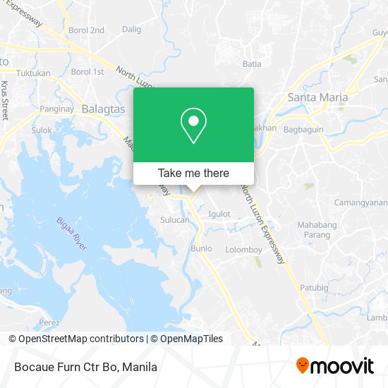 Bocaue Furn Ctr Bo map