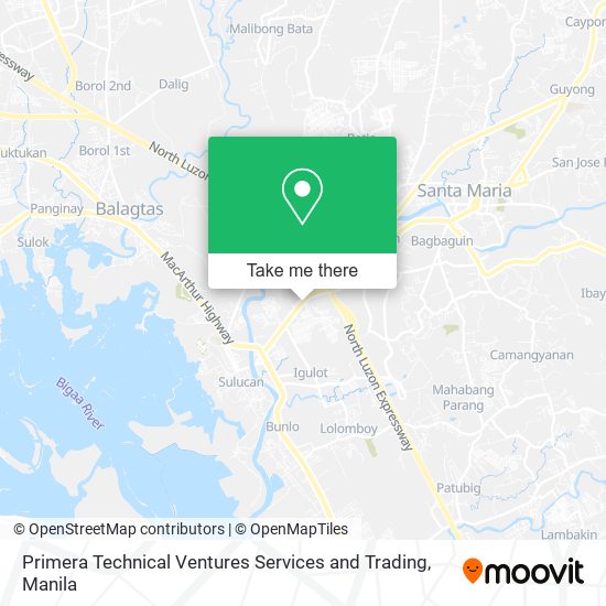 Primera Technical Ventures Services and Trading map