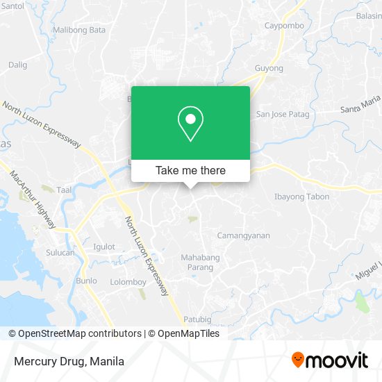 Mercury Drug map