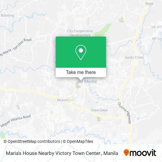 Maria's House Nearby Victory Town Center. map