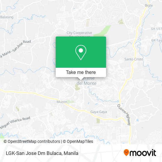 LGK-San Jose Dm Bulaca map