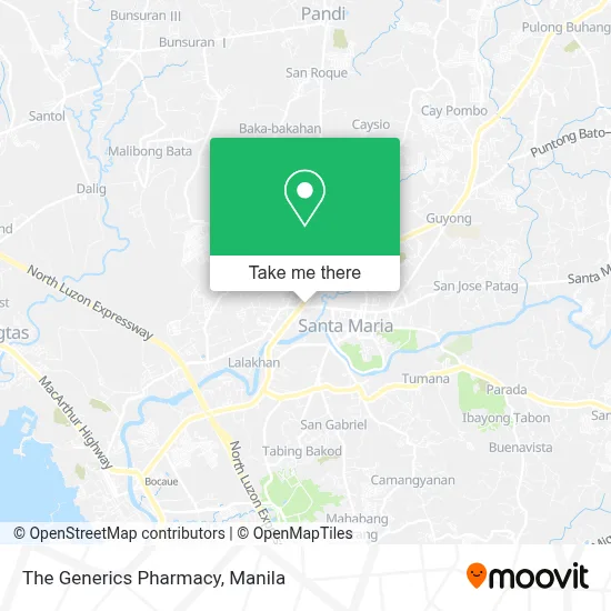 The Generics Pharmacy map