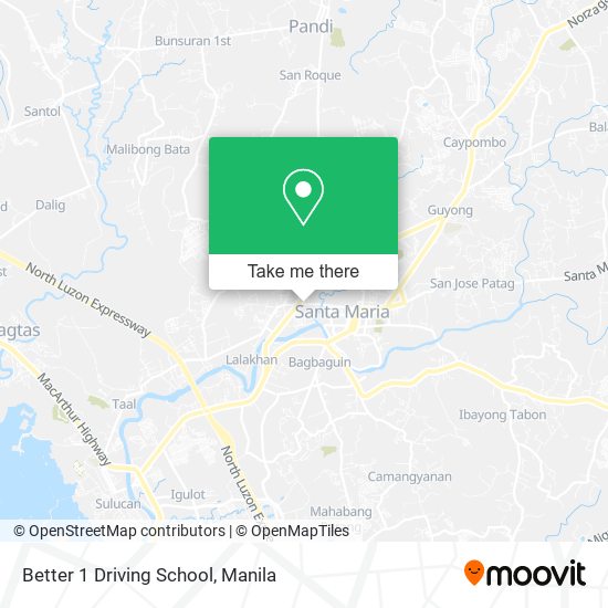 Better 1 Driving School map