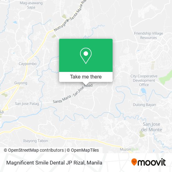 Magnificent Smile Dental JP Rizal map