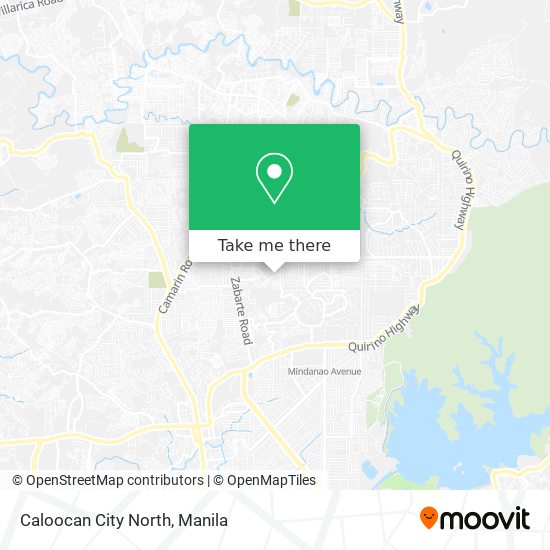 Caloocan City North map