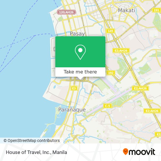 House of Travel, Inc. map