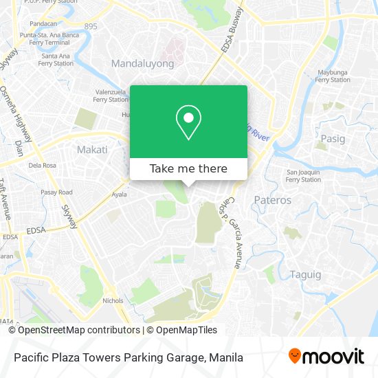 Pacific Plaza Towers Parking Garage map