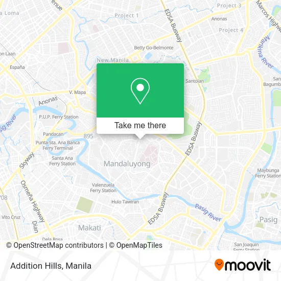 Addition Hills map