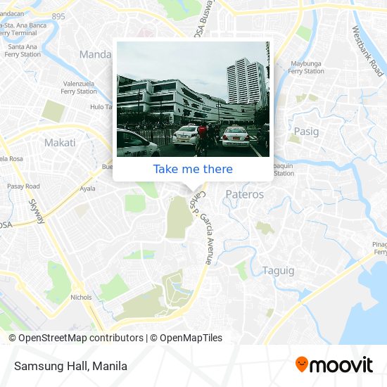 Samsung Hall map