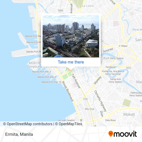 Ermita map