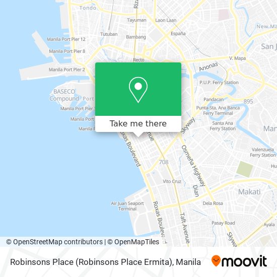 Robinsons Place (Robinsons Place Ermita) map