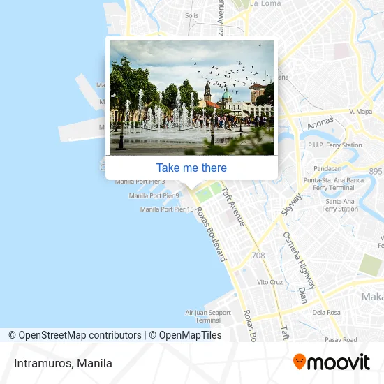Intramuros map