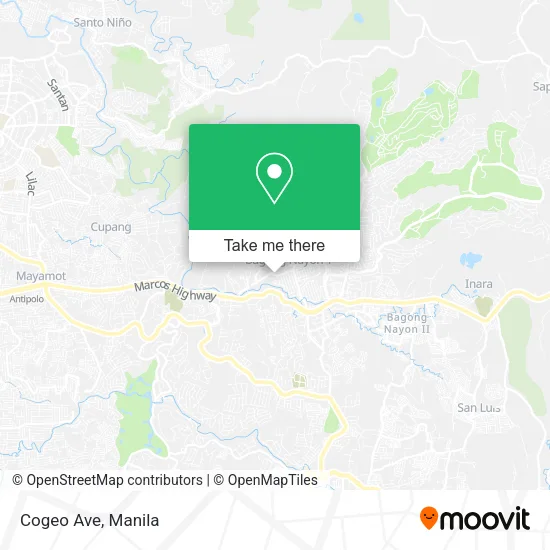 Cogeo Ave map