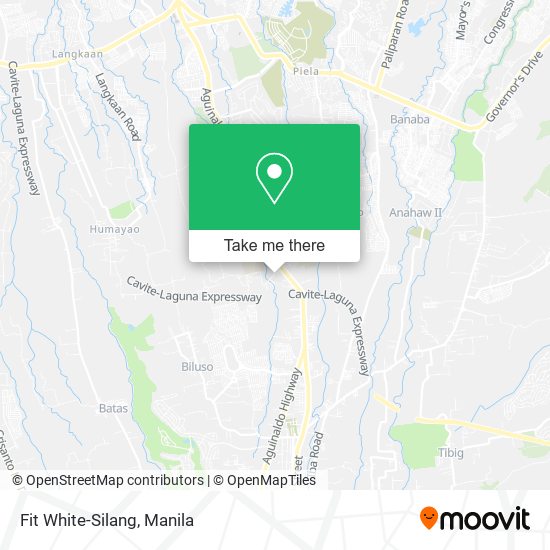 Fit White-Silang map