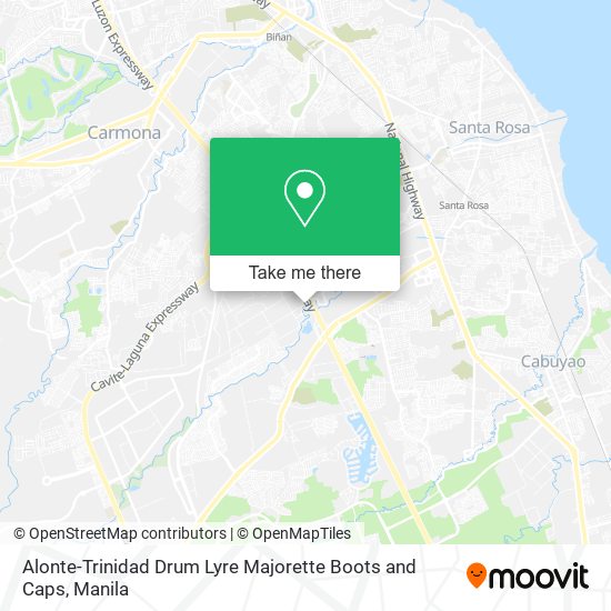 Alonte-Trinidad Drum Lyre Majorette Boots and Caps map
