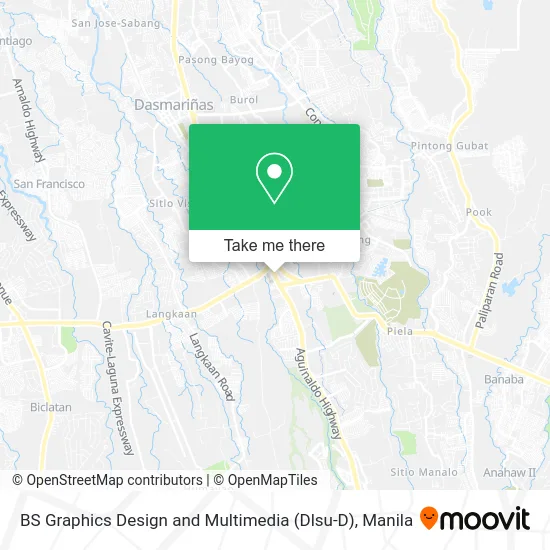 BS Graphics Design and Multimedia (Dlsu-D) map