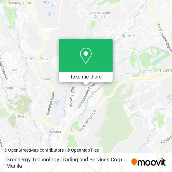 Greenergy Technology Trading and Services Corp. map