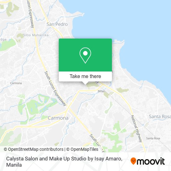 Calysta Salon and Make Up Studio by Isay Amaro map