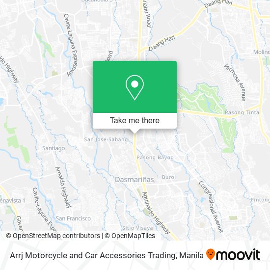 Arrj Motorcycle and Car Accessories Trading map