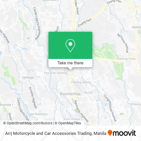 Arrj Motorcycle and Car Accessories Trading map