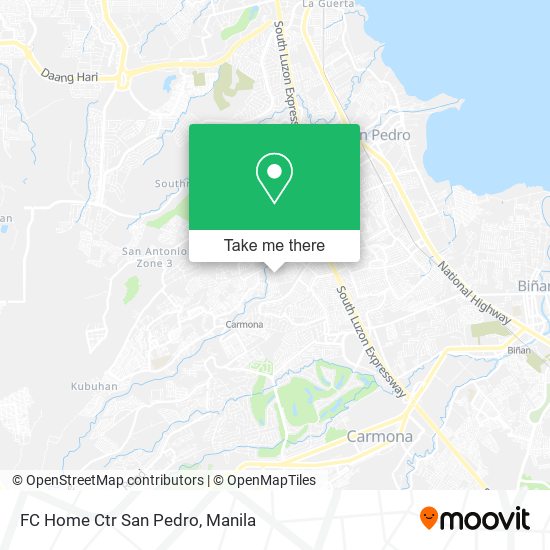 FC Home Ctr San Pedro map