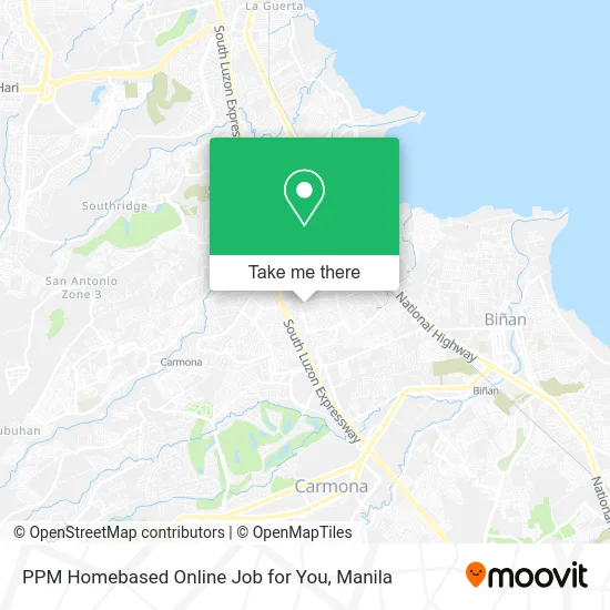 PPM Homebased Online Job for You map