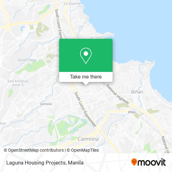 Laguna Housing Projects map