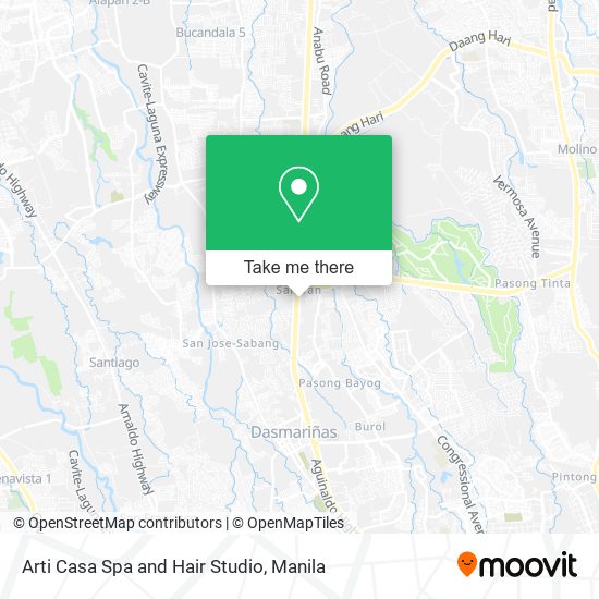 Arti Casa Spa and Hair Studio map