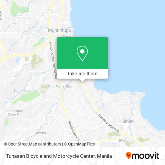 Tunasan Bicycle and Motorcycle Center map