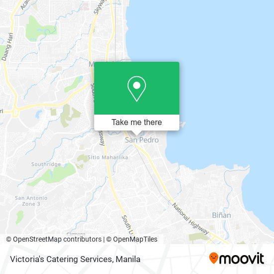 Victoria's Catering Services map