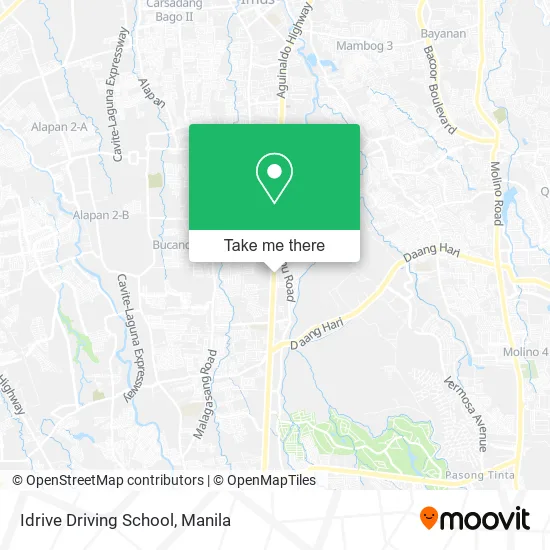 Idrive Driving School map