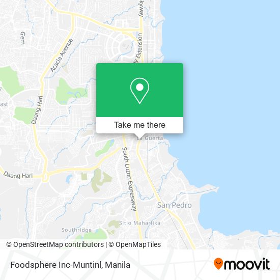 Foodsphere Inc-Muntinl map