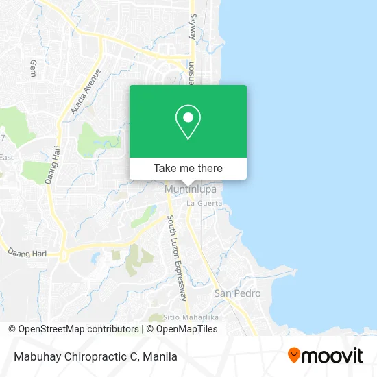 Mabuhay Chiropractic C map
