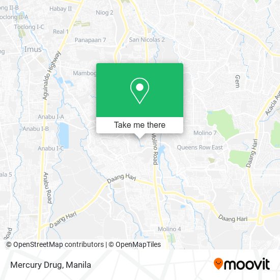 Mercury Drug map