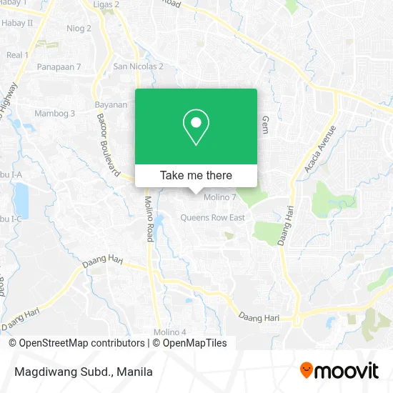 Magdiwang Subd. map