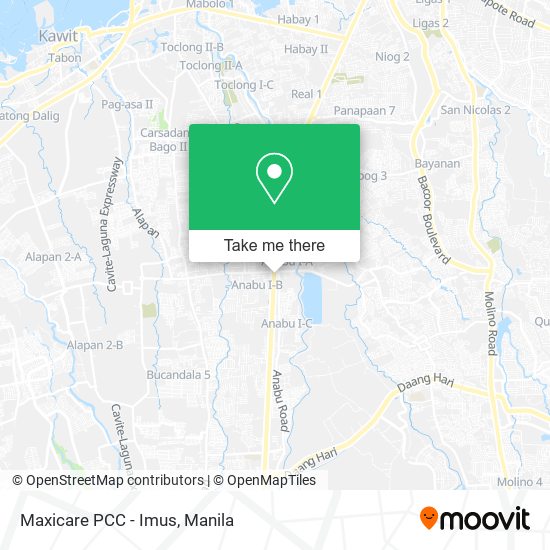 Maxicare PCC - Imus map