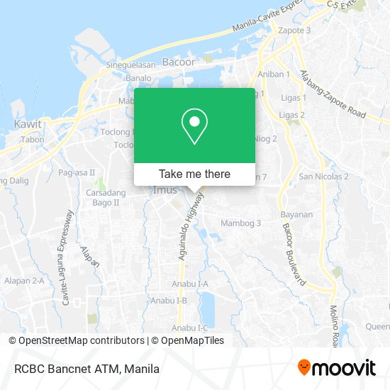 RCBC Bancnet ATM map