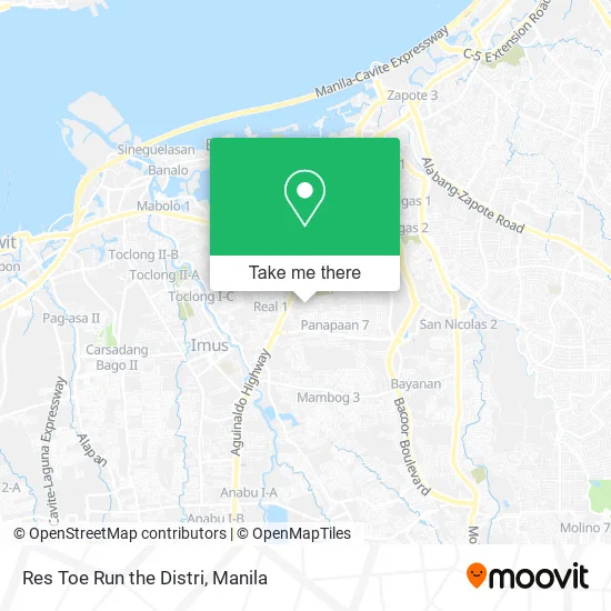 Res Toe Run the Distri map