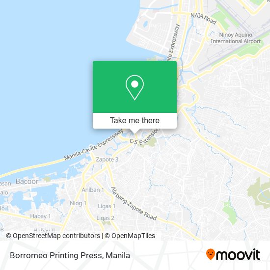 Borromeo Printing Press map