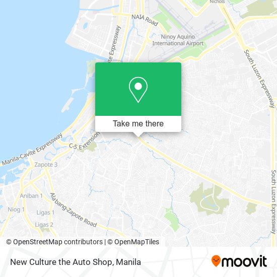 New Culture the Auto Shop map
